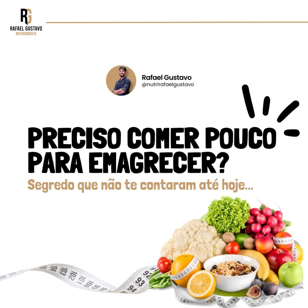 Preciso comer pouco para emagrecer - Nutricionista em Bangu, Nutricionista Bangu, Nutricionista esportivo Bangu, Nutricionista no Rio de Janeiro (RJ